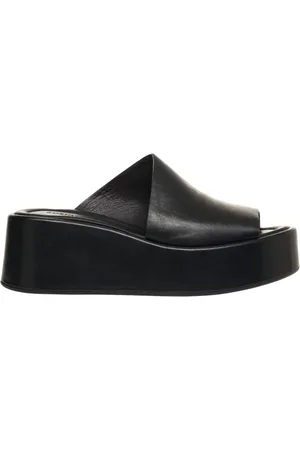 Curiosité Wedges, female, , 4 UK, Leather Platform Sandals