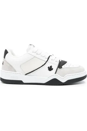 Dsquared2 Sneakers, female, , 4 UK, Leather Panelled Trainers