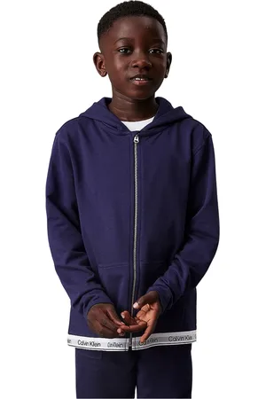 Calvin Klein Logo Zip Up Top