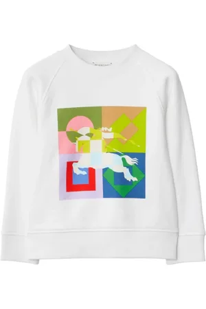 Burberry Sweatshirts, unisex, , 8 Y, Sweatshirt with Equestrian Knight Print
