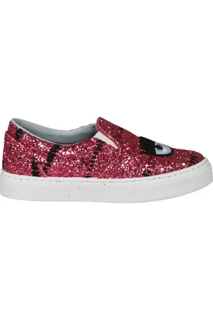 Chiara Ferragni Loafers, female, , 3 UK, Glitter Slip On Shoes