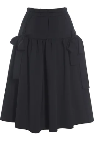 Bitte Kai Rand Midi Skirts, female, , L, Neoprene Midi Skirt with Bow Details