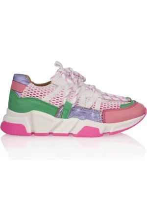 DWRS Sneakers, female, , 4 UK, Lace Insert Leather Trainers