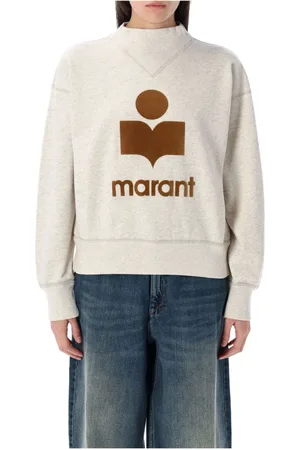 Isabel Marant Sweatshirts, female, , S, Chic Knitwear in Ecru Camel
