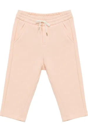Chloé Trousers, unisex, , 12 M, Pale cotton jogging trousers