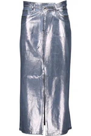 Co`Couture Midi Skirts, female, , XS, Foil Midi Skirt