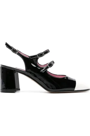 Carel Pumps, female, , 8 UK, and Ivory Patent Leather Slingback Mary Janes