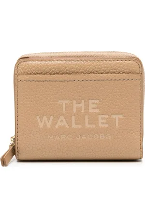 Marc Jacobs Wallets & Cardholders, female, , ONE SIZE, Grained Leather Wallet with Debossed Logo