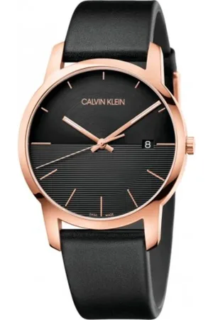 Calvin Klein Watches, female, , ONE SIZE, Quartz Watch with Dial and Leather Strap