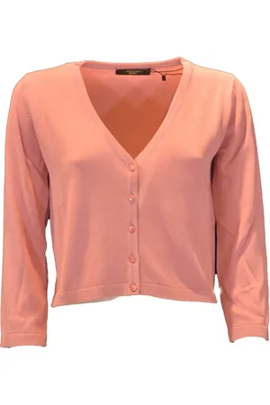 Max Mara Cardigans, female, , L, V-neck Mini Cardigan