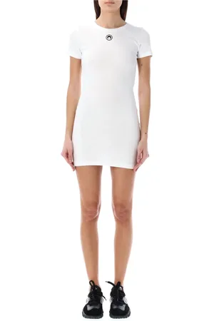 Marine Serre Rib T-Shirt Dress