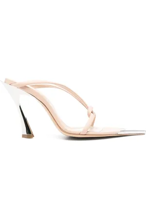 MUGLER Stylish Nude Mules for Women