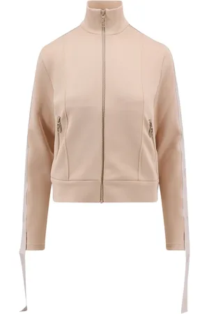 Fendi Zip-throughs, female, , M, Technical Fabric Zip-through Sweatshirt with Lofgo Details