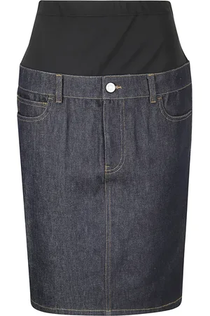COPERNI Denim Skirts, female, , XS, Hybrid Denim Midi Skirt