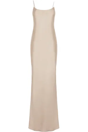 Andamane Gowns, female, , XS, Grey Dress with Low Cut Back