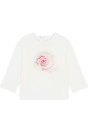 Chloé Spiral Print Long Sleeve T-Shirt