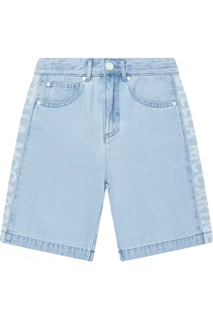 Stella McCartney Shorts, male, , 5 Y, Logo Denim Shorts