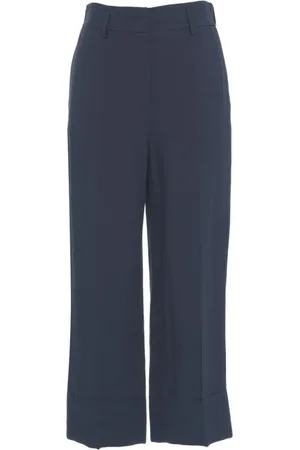 Gender Chic Linen Trousers Turn-ups