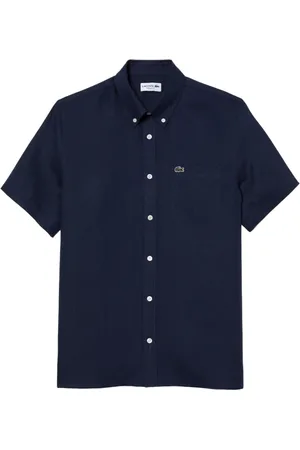 Lacoste Short Sleeve Linen Shirt