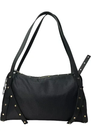 Borbonese Shoulder Bags, female, , ONE SIZE, Borsa Bauletto Medium Shoulder Bag