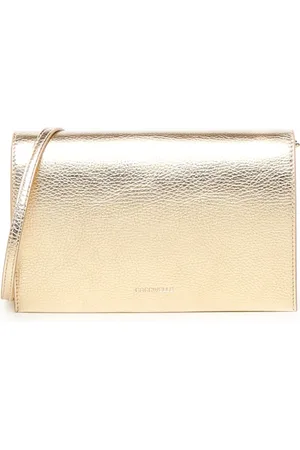 Coccinelle Cross Body Bags, female, , ONE SIZE, Golden Leather Shoulder Bag