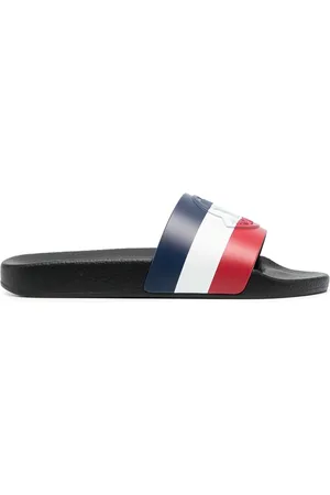 Moncler Sliders, male, , 8 UK, Fashionable Slides for Summer Outings