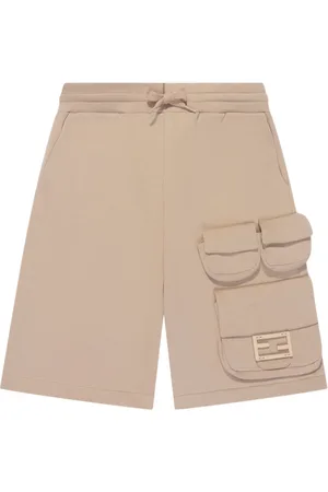 Fendi Shorts, male, , 6 Y, Baguette Pocket Cargo Shorts