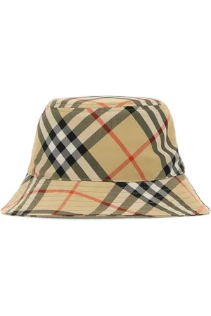 Burberry Hats, male, , S, Check Bucket Hat