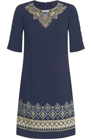 Etro Short Dresses, female, , M, Geometric Pattern Viscose Dress