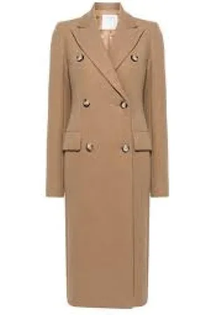 Sportmax Double-Breasted Coats, female, , S, Stylish Winter Coat