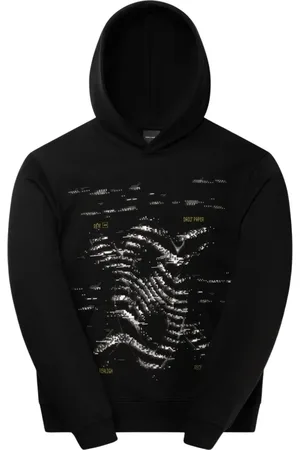 Daily paper Hoodies, male, , M, Rewind Hoodie with Glow Prints