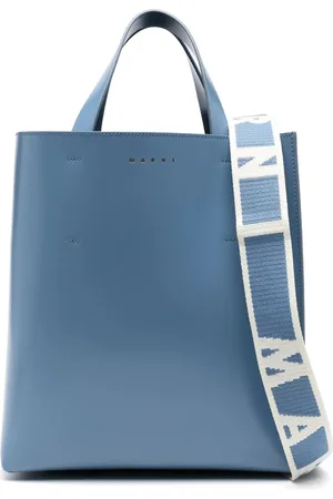 Marni Tote Bags, female, , ONE SIZE, Leather Tote Bag with Logo