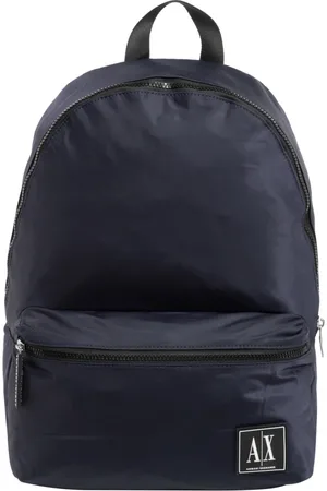 Armani Exchange Stylish Zip Closure Plain Backpack