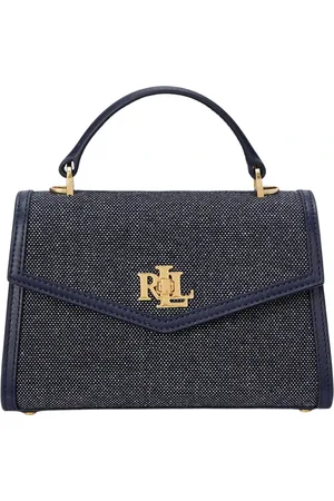 Ralph Lauren Small canvas and leather Bauletto Farrah