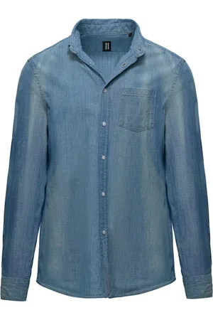 Bomboogie Casual Shirts, male, , 2XL, Chambray Cotton Shirt