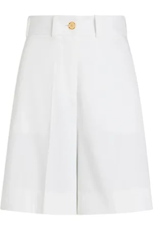 Patou Shorts with Front Button Fastening