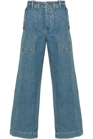 Maison Kitsuné Wide Jeans, male, , W30, Wide Jeans