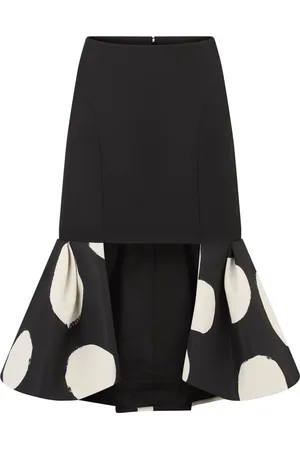 Nina Ricci Midi Skirts, female, , XS, Double-flounce Midi Skirt