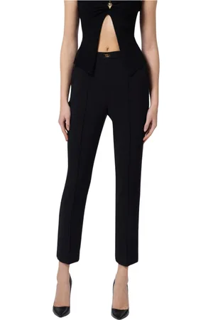 Elisabetta Franchi Stretch Crepe Trousers