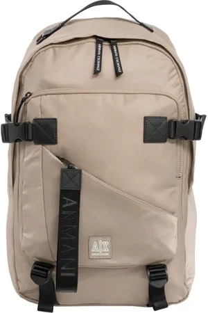 Armani Exchange Backpacks, male, , ONE SIZE, Stylish Zip Closure Plain Pattern Backpack