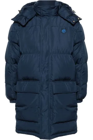 Maison Kitsuné Down Jackets, male, , S, Quilted Jacket with Fox Appliqué