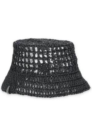 Fabiana Filippi Weaved Fabric Hat