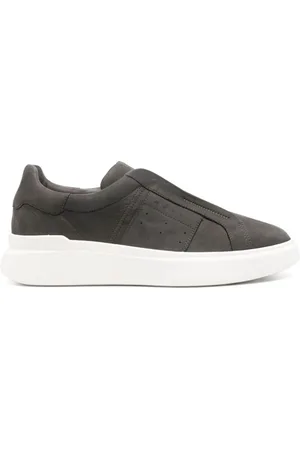 Hogan Grey Suede Trainers