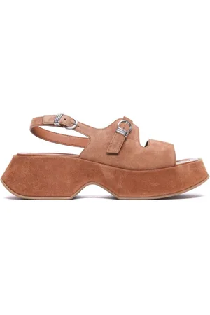 vic matiè Wedges, female, , 7 UK, Buckle Fastening Round Toe Heels