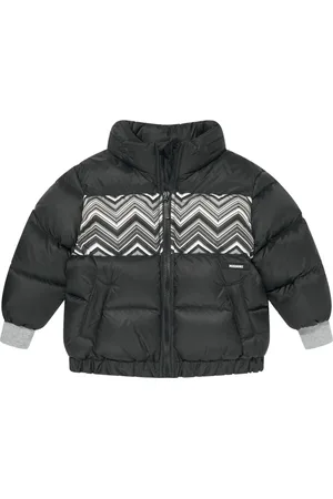 Missoni Winterjackets, unisex, , 10 Y, Zigzag Puffer Jacket in