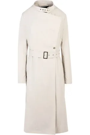 Emporio Armani Belted Coats, female, , M, Belted Trench Coat