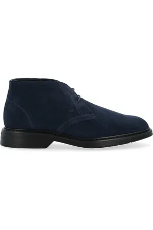 Hogan Lace-up Boots, male, , 9 1/2 UK, Suede H576 Boot
