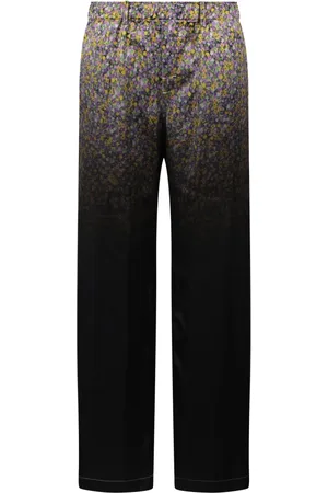 Nº21 Straight Trousers, female, , 2XL, Shaded Wide Leg Trousers