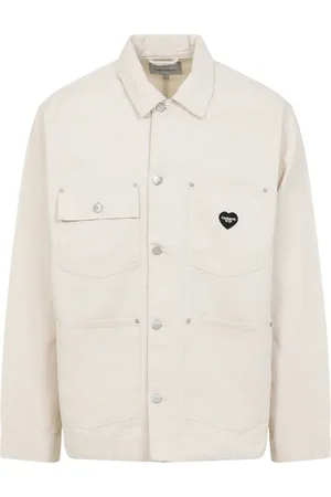 Carhartt Denim Jackets, male, , S, Neutral Cotton Jacket for Men