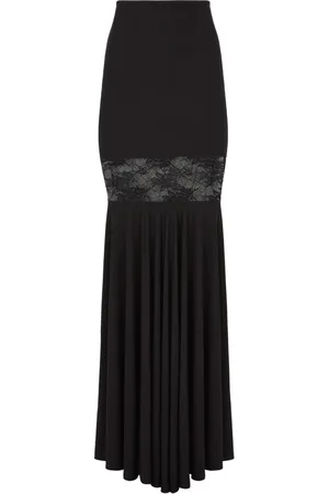 Nina Ricci Maxi Skirts, female, , XS, Mermaid Skirt with Lace Insert